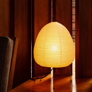 GobekUsa Japanese Style Rice Paper Desk Lamp for Home Decor, E27 Bedroom & Study Room Lighting
