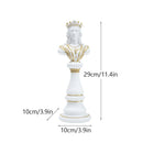 GobekUsa Chess Figurines: 30cm International Chess Set for Home Decor