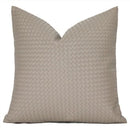 GobekUsa Geometric Faux Leather Throw Pillow Cover - Modern Luxury Pillowcase