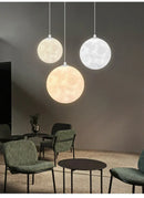GobekUsa LED Moon Planet Ceiling Chandelier for Home Decor
