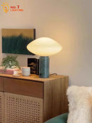 GobekUsa Green Marble LED Table Lamp Nordic Minimalist Design