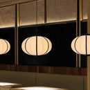 GobekUsa Danish Pendant Light Minimalist Lantern Ufo Lampshade Rustic Fabric Lamp