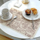 GobekUsa Cotton Linen Place Mat Set - Tableware Cushion for Kitchen Dining
