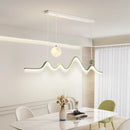 GobekUsa LED Chandelier: Modern Minimalist Pendant Light for Dining Room, Kitchen, Home Lighting