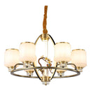 GobekUsa Luxe Jade Chandelier for Living Room and Villa Hall