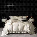 GobekUsa Brocade Lace Edge Egyptian Cotton Bedding Set - 4Pcs