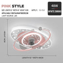 GobekUsa Ceiling Fan Light with 360° Rotation - Quiet & Stylish for Home Décor