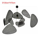 GobekUsa Hand Made Rattan Art Pendant Chandelier for Modern Living Room, Dining Room, Bedroom.