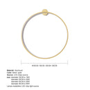 GobekUsa LED Wall Lights for Modern Circle Decor in Bedroom, Living Room, Restaurant