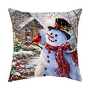 GobekUsa Christmas Cushion Cover Set - Festive Xmas Decor for Living Room Sofa