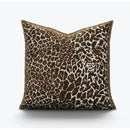 GobekUsa Gold Zebra Pattern Jacquard Pillow Cover - Modern Luxury Decor