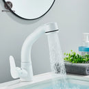 GobekUsa Lift-Up Bathroom Sink Faucet Chrome Finish 360-degree Rotation Water Mixer