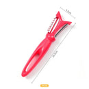 GobekUsa 3-in-1 Stainless Steel Vegetable Peeler Zester with Plastic Handle