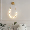 GobekUsa Cream Italian Style Asymmetric Magic Bean Wall Lamp