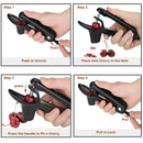 GobekUsa Cherry Fruit Pitter Remover Tool - Easy Olive Core Corer Gadget Stoner