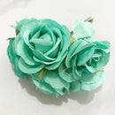 GobekUsa Blue Flower Stamen Berries Bundle for DIY Wedding Cake Decor
