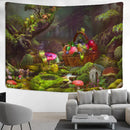 GobekUsa Little Frog Tapestry Wall Hanging - Forest Psychedelic Art for Kids' Room