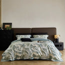 GobekUsa 100s Egyptian Cotton Printed Bedding Set with Sheet, Duvet Cover, and Pillowcase