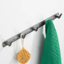GobekUsa Aluminum Alloy Towel Hooks Wall Mounted Bathroom Robe Holder (3-6 Hooks)