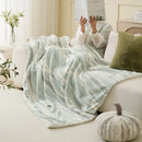 GobekUsa Arctic Velvet Faux Rabbit Throw Blanket | Cozy, Warm, & Luxurious Comfort Blanket