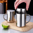 GobekUsa Double Wall Stainless Steel Coffee Mug for Home & Travel