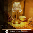 GobekUsa Crystal Diamond Touch Sensor Cordless Table Lamp