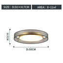 GobekUsa Circular LED Ceiling Light for Bedroom, Bathroom & Corridor - Modern Indoor Lighting Solution