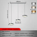GobekUsa Circular Dining Pendant Chandelier LED Light for Kitchen, Living Room & Bedroom