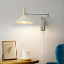 GobekUsa Industrial Metal Wall Lamp with Extendable Arms for Bedside Reading