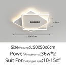GobekUsa LED Chandelier Lights Indoor Lighting Room Decor White Black Lamps With Spotlight