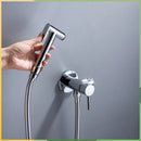 GobekUsa Brass Bidet Spray: Gold/Black, Hot/Cold Mixer Valve, Bathroom Shattaf Sprayer