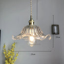GobekUsa Diamond Amber Glass LED Pendant Lights - Nordic Modern Hanging Lamp