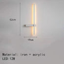 GobekUsa LED Wall Lights: Modern Black White Aluminium Sconce Lamp for Living Room Bedroom