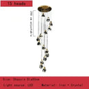GobekUsa Crystal Chandelier Pendant Lights for Elegant Home Decor