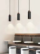 GobekUsa Black Stone Bedside Chandelier, Modern Nordic Design, E27 LED Pendant Lamp