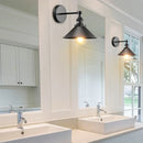 GobekUsa Industrial Wall Sconce Light with Adjustable Metal Lampshade