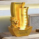 GobekUsa Circulating Water Fountain: Office & Living Room Wealth Attracting Decoration