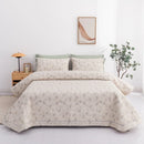 GobekUsa Cotton Quilted Bedspread Bed Cover Set for Queen King Double Bed