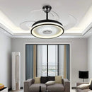 GobekUsa Crystal Chandelier LED Ceiling Fan with Remote Control Switch