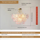 GobekUsa Leafless Crystal Chandelier: Modern French Living Room & Bedroom Lighting