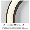 GobekUsa Elegant Curved LED Outdoor Wall Lamp for Garden and Courtyard