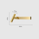 GobekUsa Copper Wall Light Nordic Style for Bedroom Bedside, Modern Minimalist Design