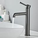 GobekUsa Antique Bronze Basin Faucet: Hot & Cold Brass Sink Mixer Tap, Deck Mounted