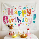 GobekUsa Birthday Wall Tapestry Decoration Party Bedroom Hanging Cloth