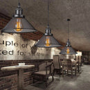 GobekUsa Black Iron Cage Farmhouse Pendant Light Fixture for Kitchen Island, Dining Room, Hallway