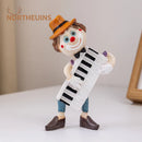 GobekUsa Clown Resin Art Statue Figure for Interior Decor and Home Spirit