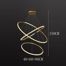 Nordic Acrylic Iron LED Pendant Light Chandelier