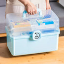GobekUsa Household First Aid Kit: Portable & Multifunctional Emergency Box with Multiple Compartments