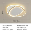 GobekUsa LED Ceiling Lights: Modern Round Lamps for Bedroom, Living Room, Study - Indoor Lighting Fixtures