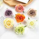 GobekUsa 10Pcs Silk Blue Rose Wedding Party Decoration DIY Bridal Accessories Artificial Flowers